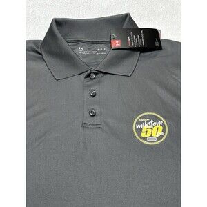 Penske Racing 50 Year Anniversary Polo Golf Shirt Mens Size Large Team Milestone